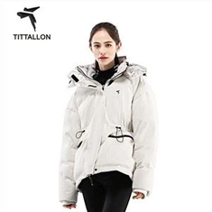 Γυναικείο Πουφερ Μπουφάν με Κουκούλα